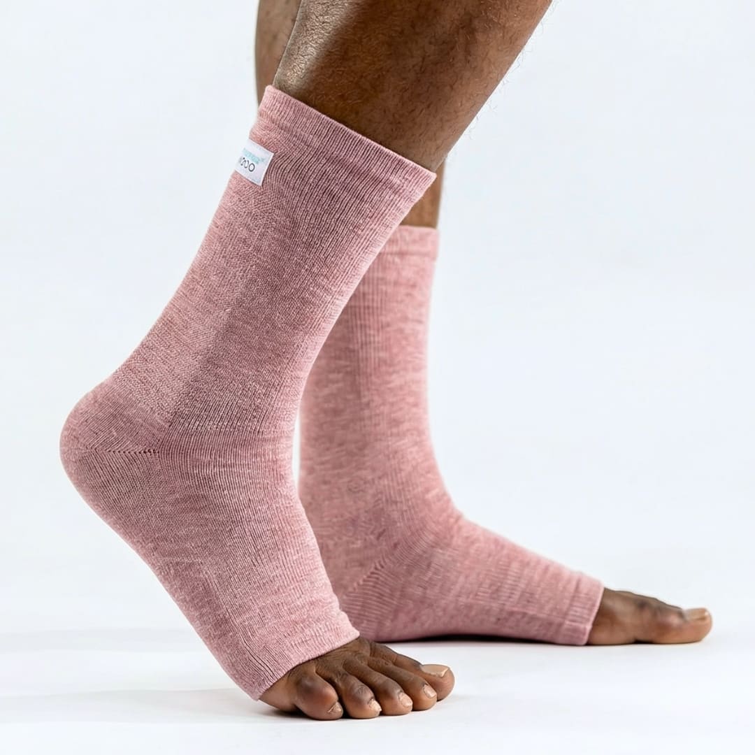 Premium Anti-Fatigue Bamboo Footsleeves - Soft Support for Active Days