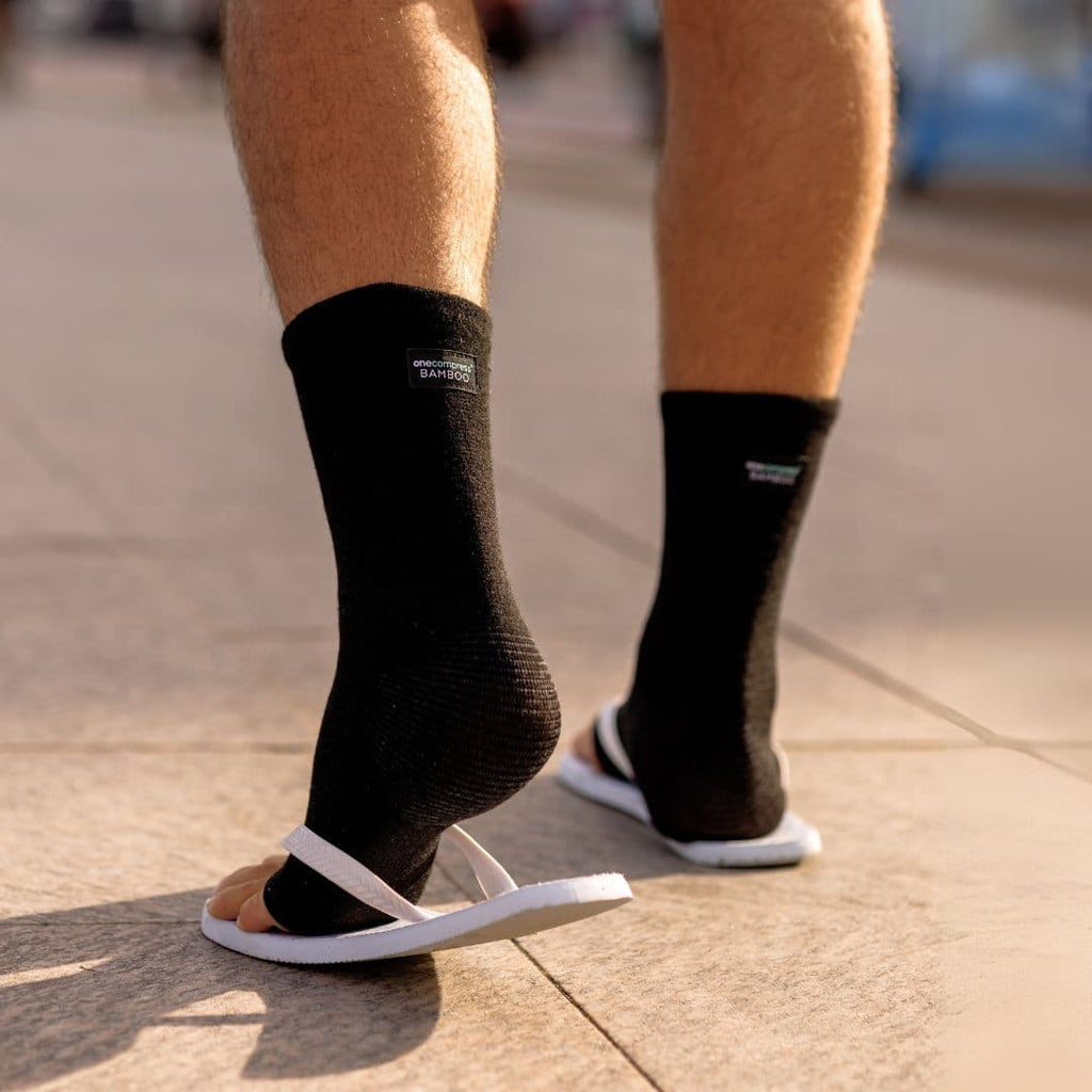 Premium Anti-Fatigue Bamboo Footsleeves - Soft Support for Active Days