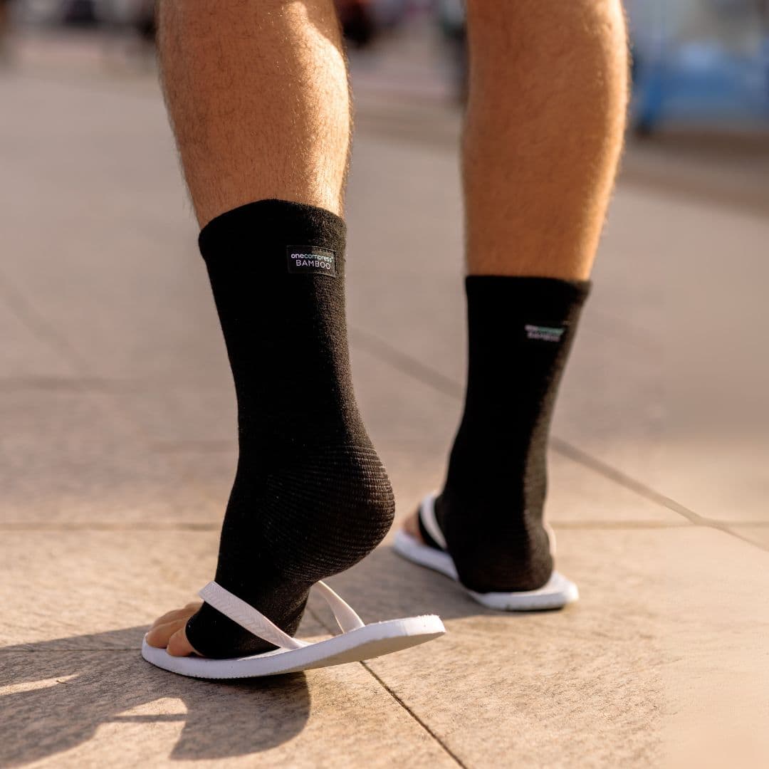 Premium Anti-Fatigue Bamboo Footsleeves - Soft Support for Active Days