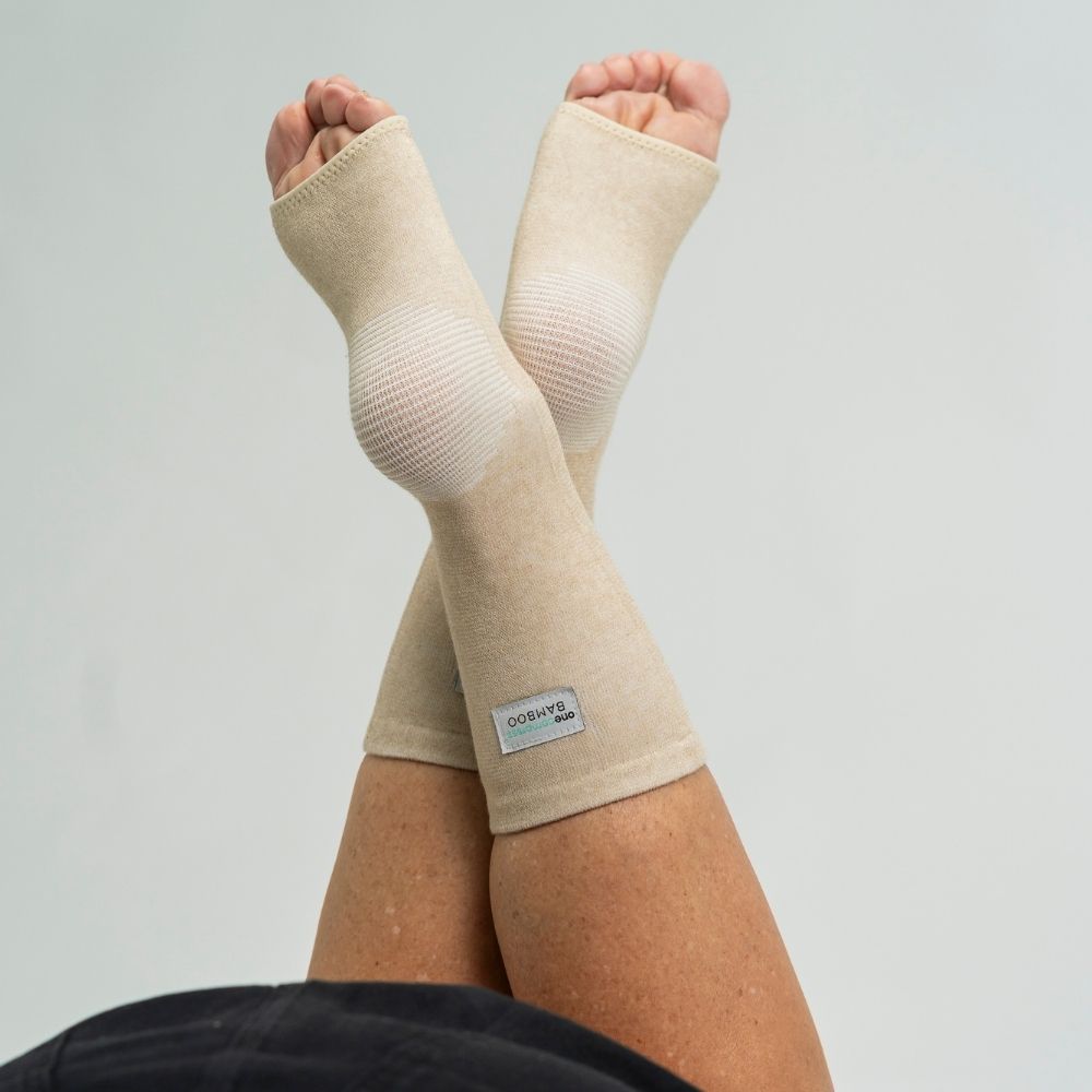 Premium Anti-Fatigue Bamboo Footsleeves - Soft Support for Active Days