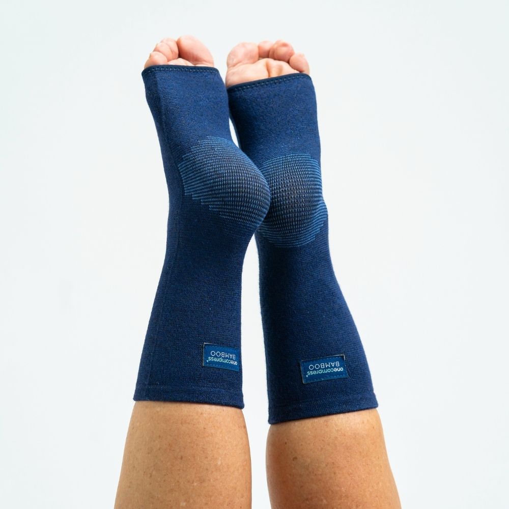Premium Anti-Fatigue Bamboo Footsleeves - Soft Support for Active Days