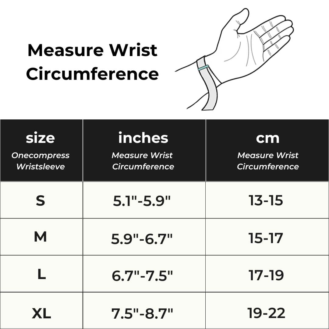 Premium Bamboo Wrist Sleeve - Daily Compression Comfort